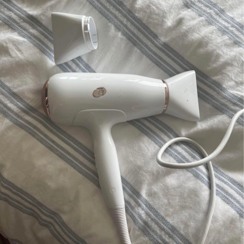 T3 hairdryer - white and rose gold